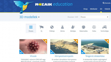 3D modellek és oktató videók – Mozaweb