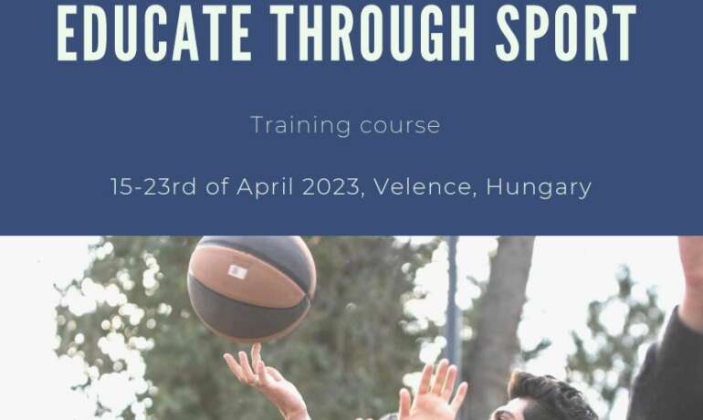 Résztvevőket keresünk – Educate Through Sport – Training course